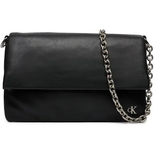 Mono Chain Flap Bag Spring/Summer Collection , female, Sizes: ONE SIZE - Calvin Klein - Modalova