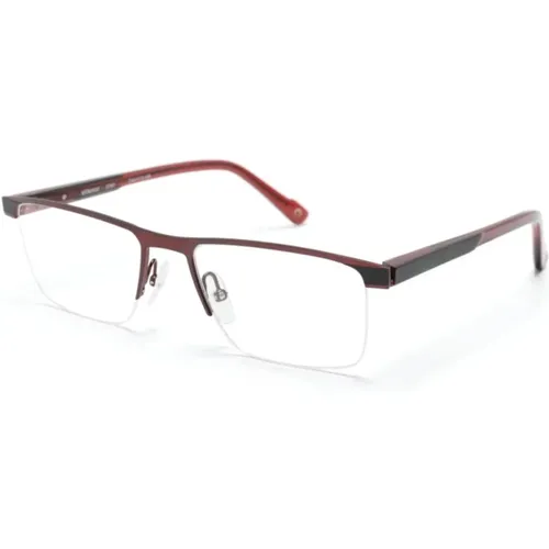 Rote Optische Brille Must-Have Stil , unisex, Größe: 54 MM - Etnia Barcelona - Modalova