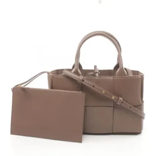 Pre-owned Leather totes , female, Sizes: ONE SIZE - Bottega Veneta Vintage - Modalova