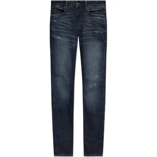 Slim Fit Jeans , Herren, Größe: W29 - Emporio Armani - Modalova