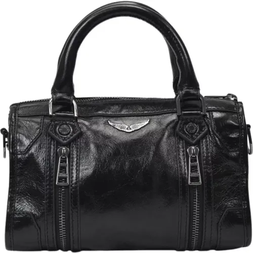 Patent Leather Tote Bag , female, Sizes: ONE SIZE - Zadig & Voltaire - Modalova