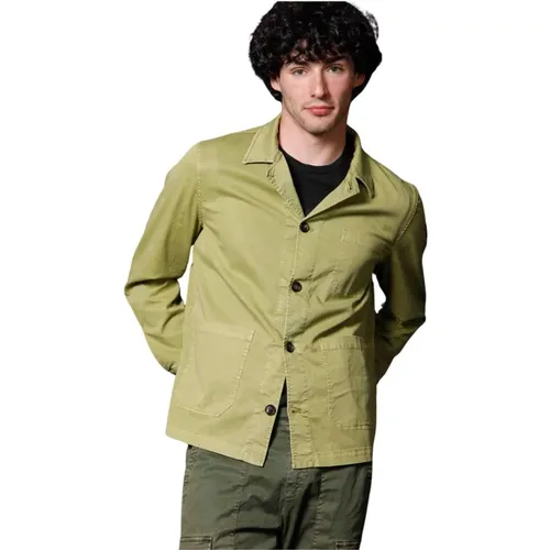 Herren Field Jacket aus Baumwolle und Tencel , Herren, Größe: L - Mason's - Modalova