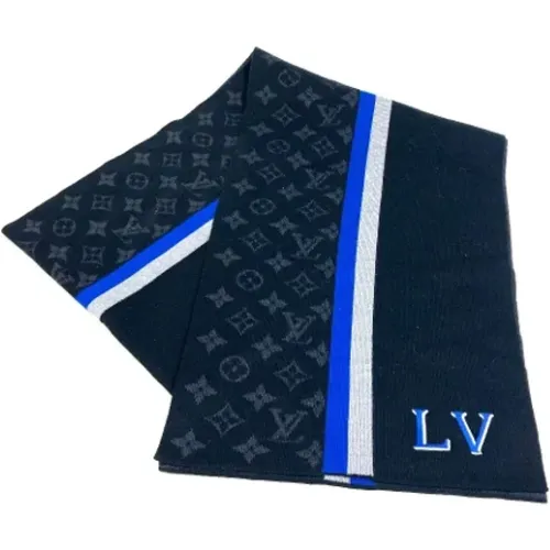 Pre-owned Wool scarves , male, Sizes: ONE SIZE - Louis Vuitton Vintage - Modalova