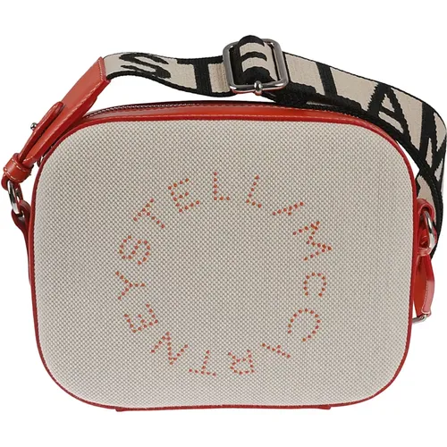 Salt Pepper Canvas Messenger Taschen - Stella Mccartney - Modalova