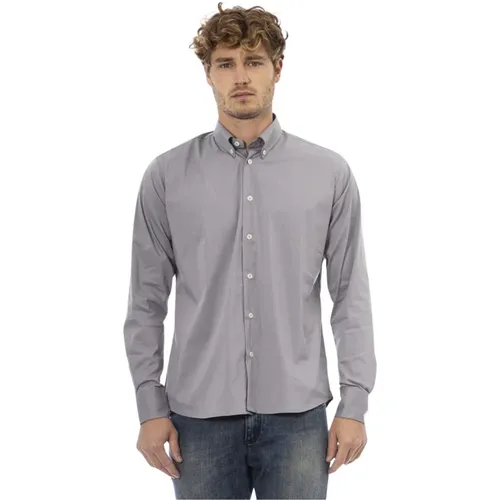 Button-down Short Sleeve Shirt Melody , male, Sizes: 5XL, 3XL, 2XL, M, L, XL, 4XL - Baldinini - Modalova