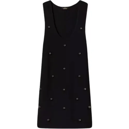 Studded Tunic Dress , female, Sizes: L - Twinset - Modalova