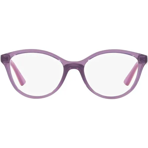 Transparent Violet Eyewear Frames,Transparent Yellow Eyewear Frames - Vogue - Modalova