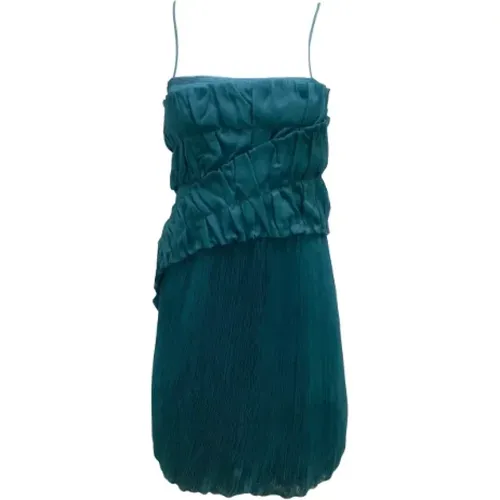 Pre-owned Silk dresses , female, Sizes: XS - Prada Vintage - Modalova