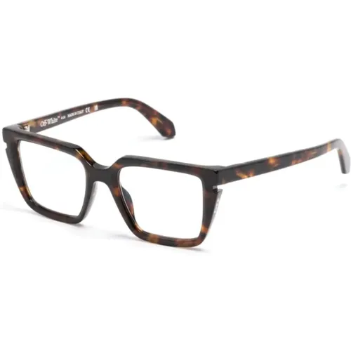 Braune Optische Brille Stilvoll Alltagsgebrauch,Rote Optische Brille, vielseitig und stilvoll - Off White - Modalova