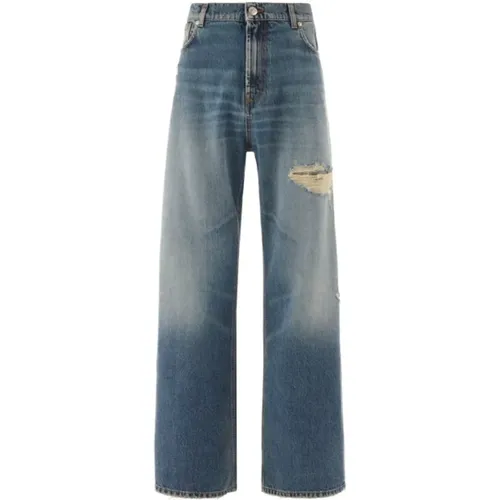 Weite Jeans mit verwaschenem Look , Herren, Größe: W30 - John Richmond - Modalova