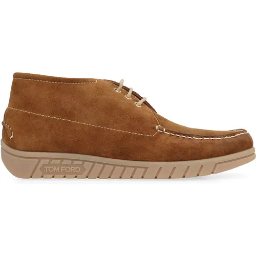 Stilvolle Suede Desert Boots , Herren, Größe: 43 EU - Tom Ford - Modalova