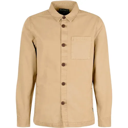 Washed Cotton Overshirt , male, Sizes: L, S, M, XL - Barbour - Modalova