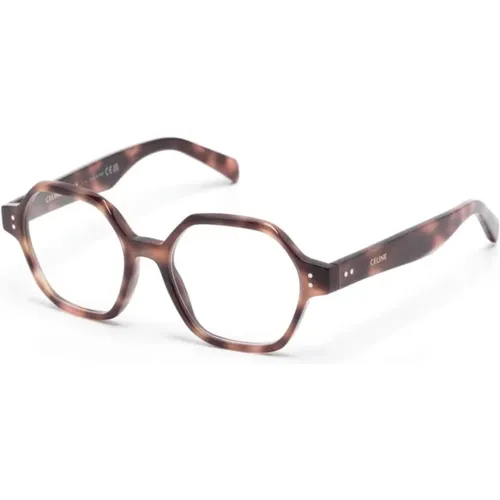 Braun/Havanna Optische Brille, vielseitig und stilvoll , Damen, Größe: 51 MM - Celine - Modalova