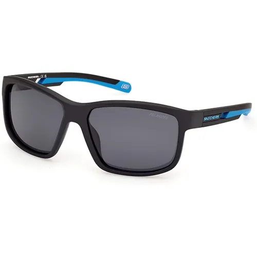 Polarized Matte Sunglasses , male, Sizes: 60 MM - Skechers - Modalova