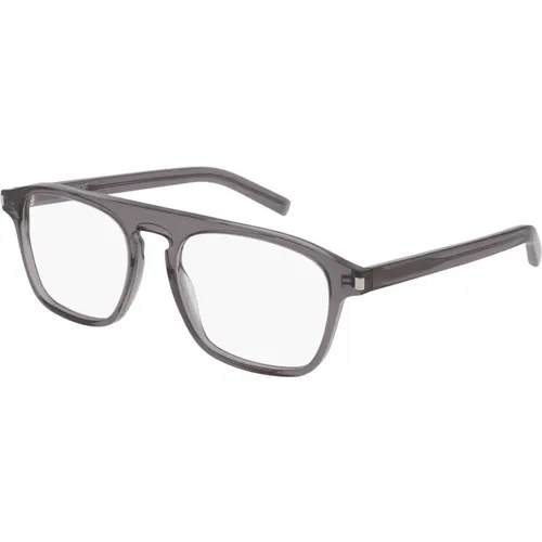 Grey Transparent SL 157 Sunglasses , unisex, Sizes: 52 MM - Saint Laurent - Modalova