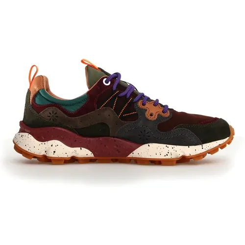 Braune Sneakers Urbaner Stil Aw24 , Herren, Größe: 40 EU - Flower Mountain - Modalova