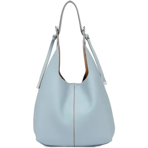 Elsa Leather Bag with Top Handle , female, Sizes: ONE SIZE - Gianni Chiarini - Modalova