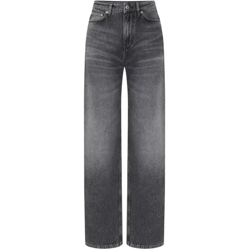 Damen Gerades Jeans Stretch Grau 6400 , Damen, Größe: W27 L34 - drykorn - Modalova