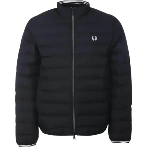 Isolierte Jacke mit Reißverschluss , Herren, Größe: XL - Fred Perry - Modalova