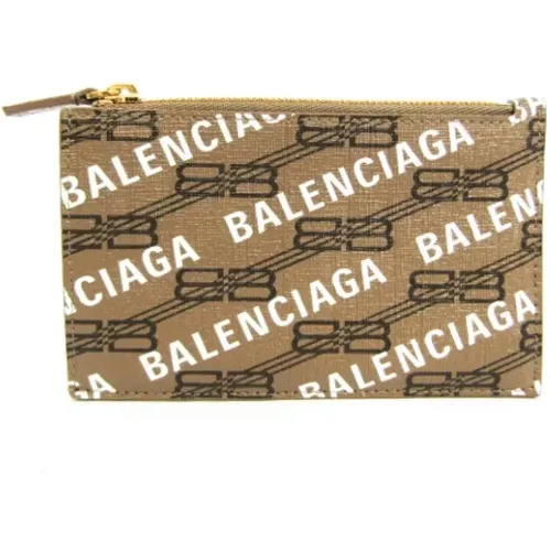 Pre-owned Leather wallets , female, Sizes: ONE SIZE - Balenciaga Vintage - Modalova