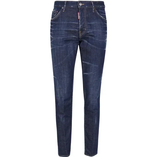 Blaue Skinny Jeans für Männer - Dsquared2 - Modalova