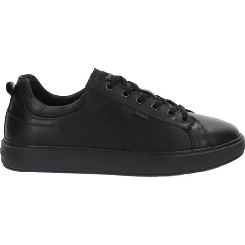 Herren Sneakers Leder Stilvoller Komfort , Herren, Größe: 43 EU - Nerogiardini - Modalova