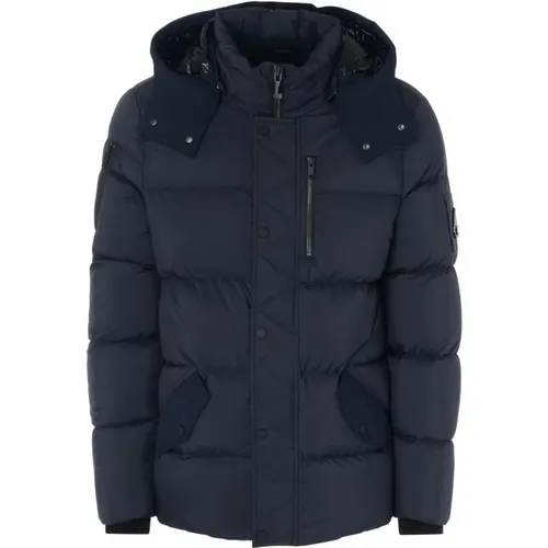 Q Navy Jacke , Herren, Größe: 2XL - Moose Knuckles - Modalova