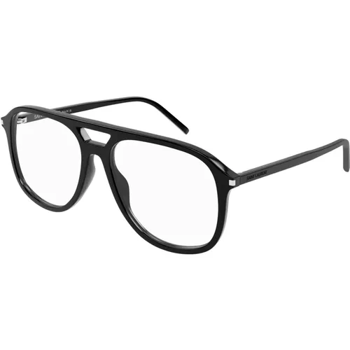 Schwarze Brillengestelle SL 476 OPT - Saint Laurent - Modalova
