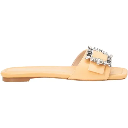 Elegante Wildleder Slides , Damen, Größe: 41 EU - Stuart Weitzman - Modalova