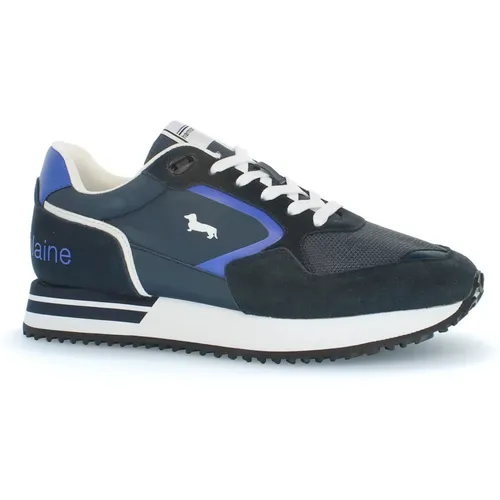 Blaue Sneakers für Herren , Herren, Größe: 40 EU - Harmont & Blaine - Modalova