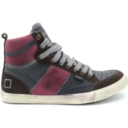 High Top Sneaker Shoes , male, Sizes: 6 UK - D.a.t.e. - Modalova