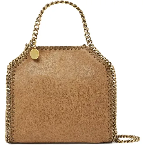 Pecan Falabella Micro Tote Bag , female, Sizes: ONE SIZE - Stella Mccartney - Modalova