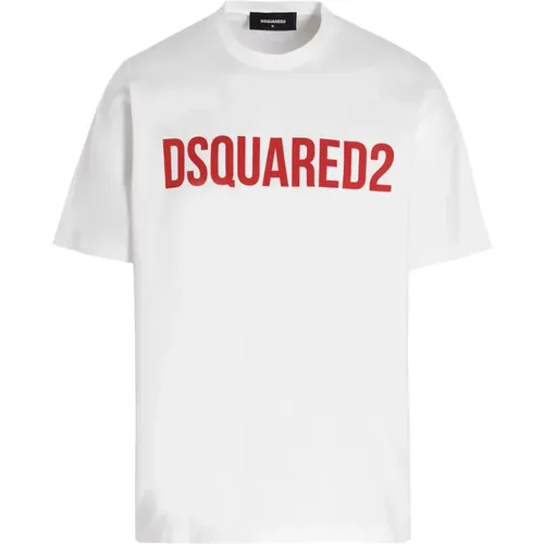 Regular Fit T-Shirt , male, Sizes: XL - Dsquared2 - Modalova