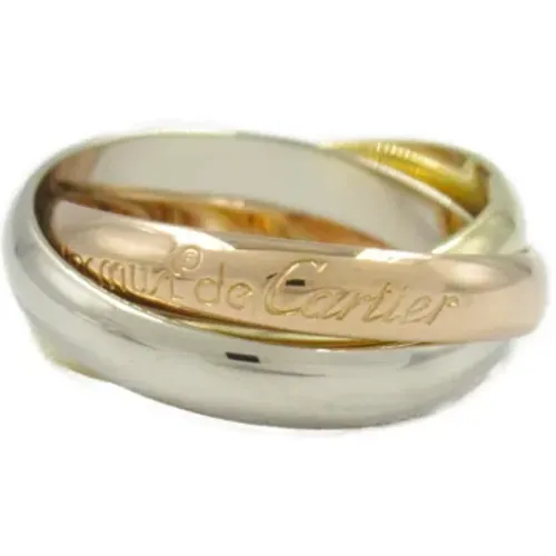 Pre-owned Rose Gold rings , female, Sizes: ONE SIZE - Cartier Vintage - Modalova