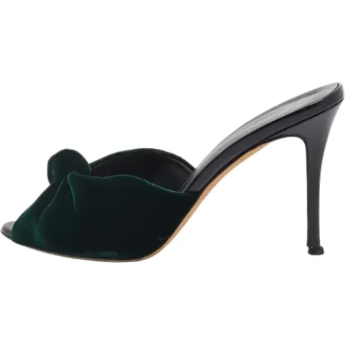 Pre-owned Velvet sandals , female, Sizes: 5 UK - Giuseppe Zanotti Pre-owned - Modalova