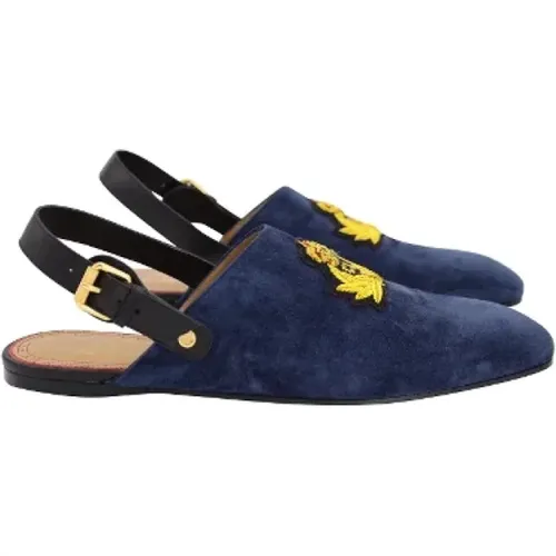 Pre-owned Suede espadrilles , female, Sizes: 10 1/2 UK - Christian Louboutin Pre-owned - Modalova