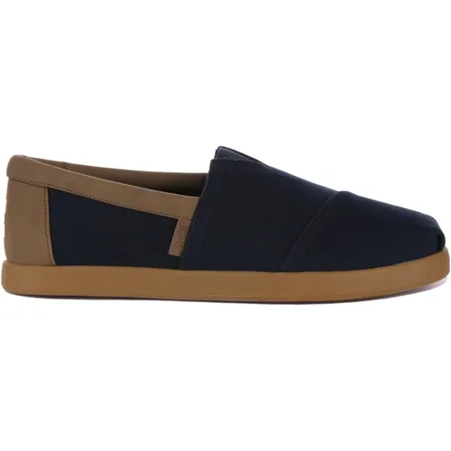 Classic Vegan Trainers in Navy Brown , male, Sizes: 8 UK, 10 UK, 11 UK, 9 1/2 UK, 6 1/2 UK, 9 UK, 10 1/2 UK, 7 UK, 8 1/2 UK - TOMS - Modalova