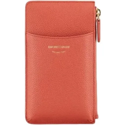 Phone Case Wallet with Card Slots and Coin Purse , female, Sizes: ONE SIZE - Emporio Armani - Modalova
