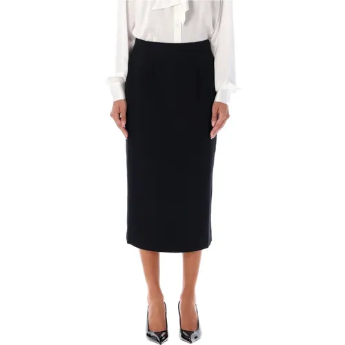 Midi Skirt with Pockets , female, Sizes: M - Alessandra Rich - Modalova