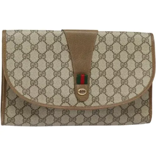 Pre-owned Leder clutches - Gucci Vintage - Modalova