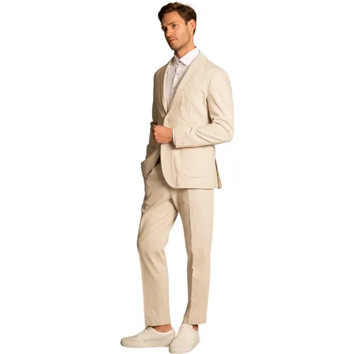 Broken-Suit Hose aus Baumwolle mit Elasthan , Herren, Größe: XL - CINQUE - Modalova