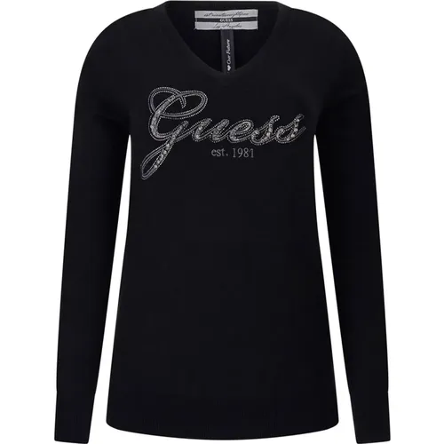 Stylischer Saige Pullover für Frauen , Damen, Größe: L - Guess - Modalova