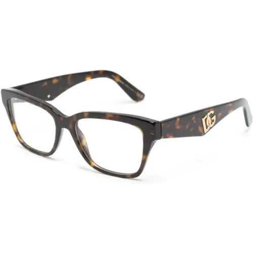 Braun/Havanna Optische Brille, vielseitig und stilvoll,Schwarze Optische Brille, vielseitig und stilvoll - Dolce & Gabbana - Modalova