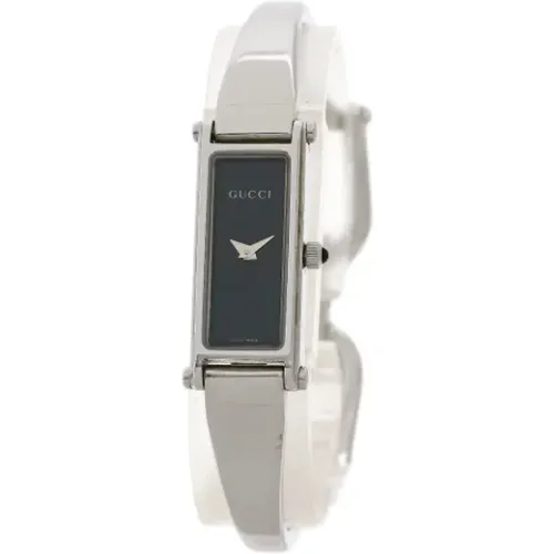 Pre-owned Stainless Steel watches , female, Sizes: ONE SIZE - Gucci Vintage - Modalova