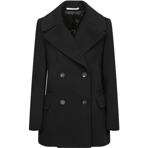 Damenbekleidung Mäntel Schwarz Aw24 , Damen, Größe: S - Tagliatore - Modalova