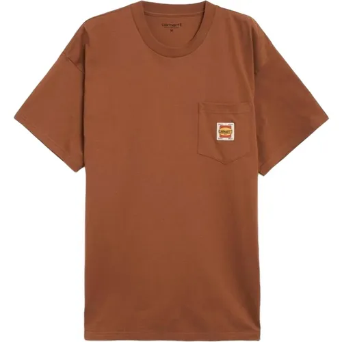 Field Pocket T-shirt , Herren, Größe: L - Carhartt WIP - Modalova