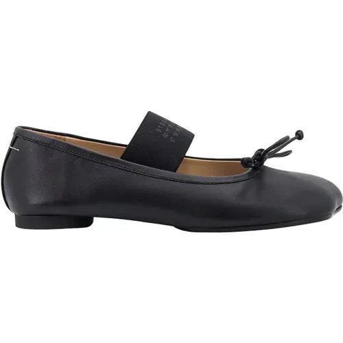 Lederballerinas mit anatomischer Form , Damen, Größe: 38 EU - MM6 Maison Margiela - Modalova