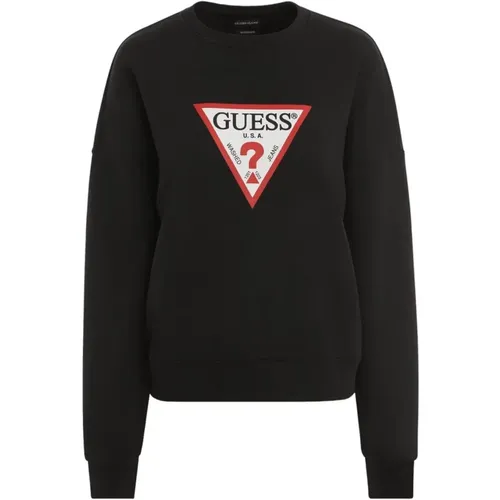 Crewneck Sweatshirt , Damen, Größe: XL - Guess - Modalova