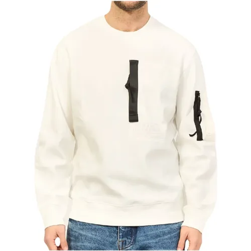 Sweatshirt , male, Sizes: 2XL, M, S, L, XL - Armani Exchange - Modalova