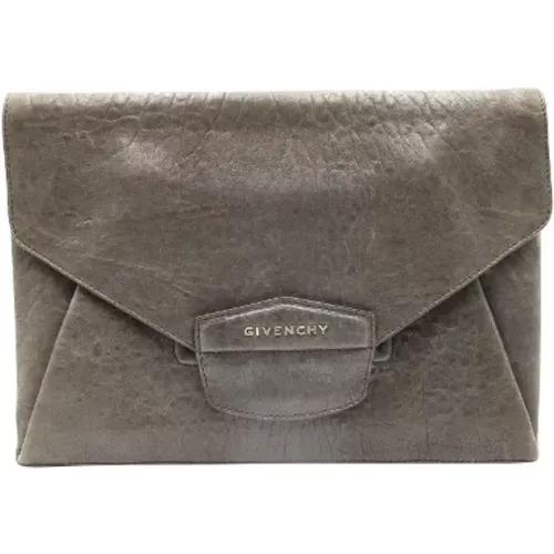 Leather Givenchy Antigona Clutch Bag , female, Sizes: ONE SIZE - Givenchy Pre-owned - Modalova